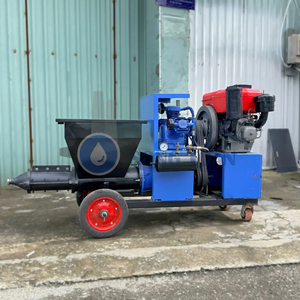 máy phun vữa trát tường